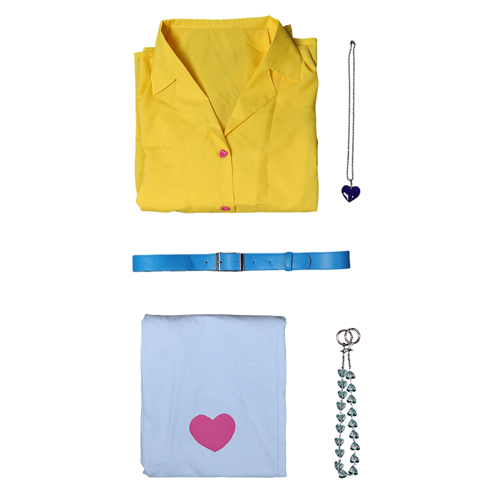 Kpop Demon Hunters Romance Soda Pop Top Pants Set Halloween Carnival Cosplay Costume