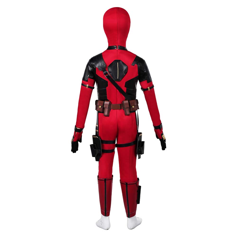 DP Wade Wilson Kids Children Outfits Halloween Carnival Suit Cosplay Costume