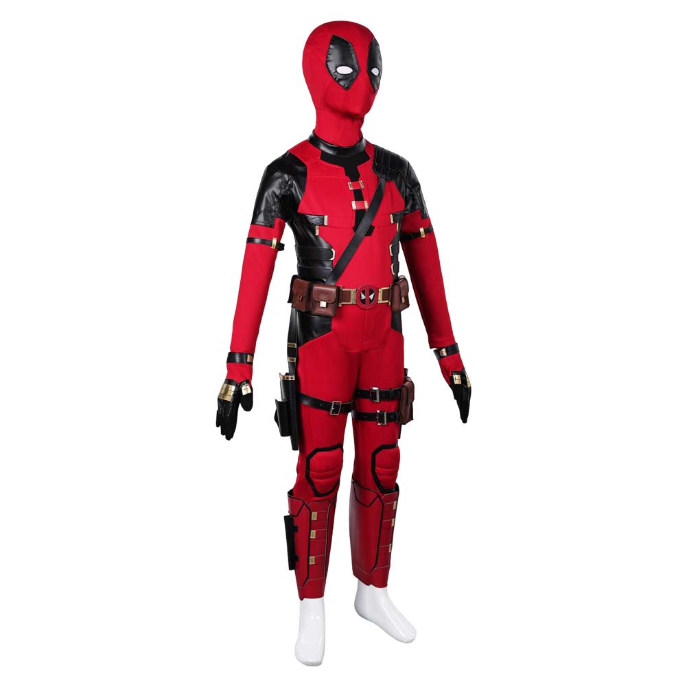 DP Wade Wilson Kids Children Outfits Halloween Carnival Suit Cosplay Costume