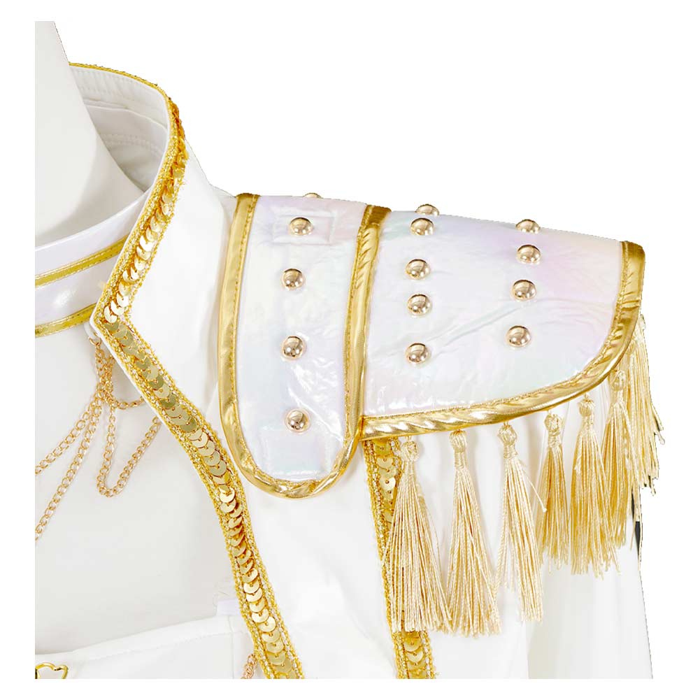 Kpop Demon Hunters Mira What it Sounds Like Kids Children Stage Outfits Halloween Carnival Party Cosplay Costume