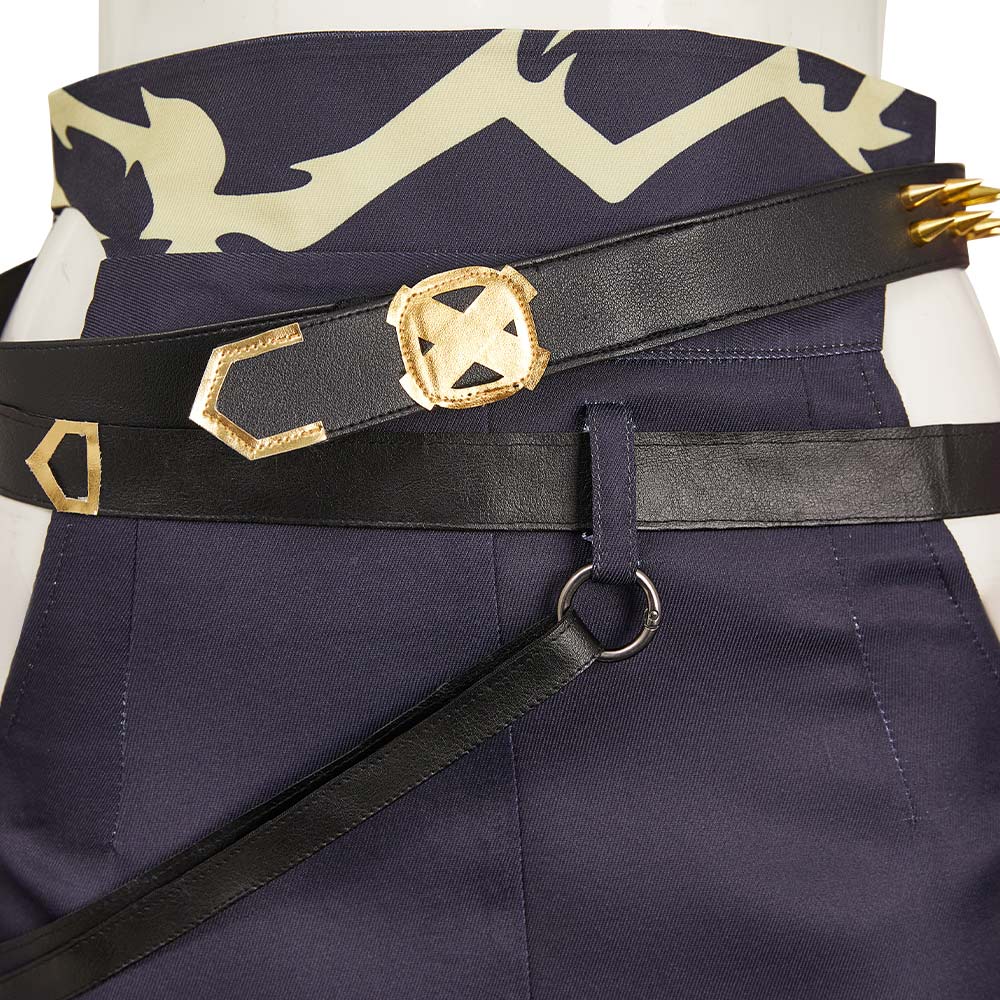 Arcane Season 2 Jinx Top Pants With no Hat Outfits Halloween Carnival Cosplay Costume