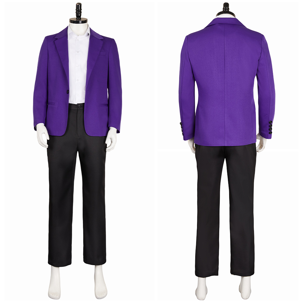 The Penguin (2024) Oswald Cobblepo Men Purple Suit Outfits Halloween Carnival Cosplay Costume