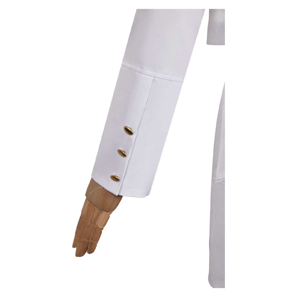 The Penguin (2024) Sofia Falcone Women White Uniform Outfits Halloween Carnival Cosplay Costume