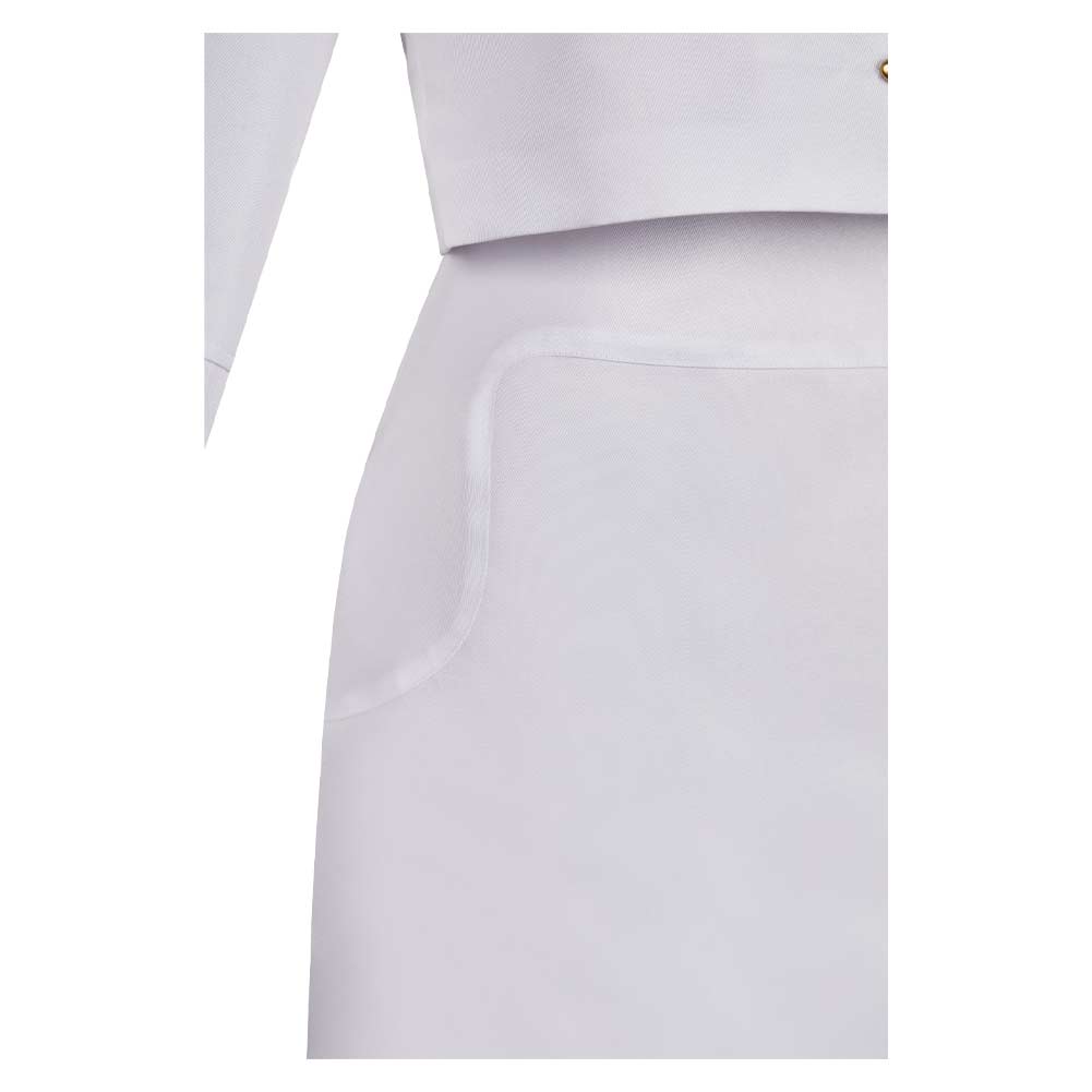 The Penguin (2024) Sofia Falcone Women White Uniform Outfits Halloween Carnival Cosplay Costume