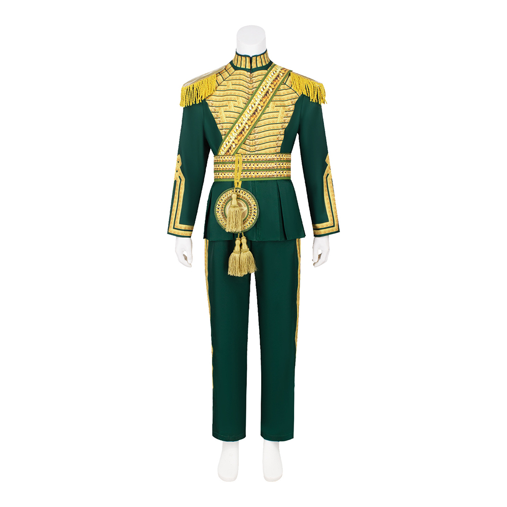 Wicked: For Good Fiyero Green Prince Outfit Halloween Carnival Cosplay Costume