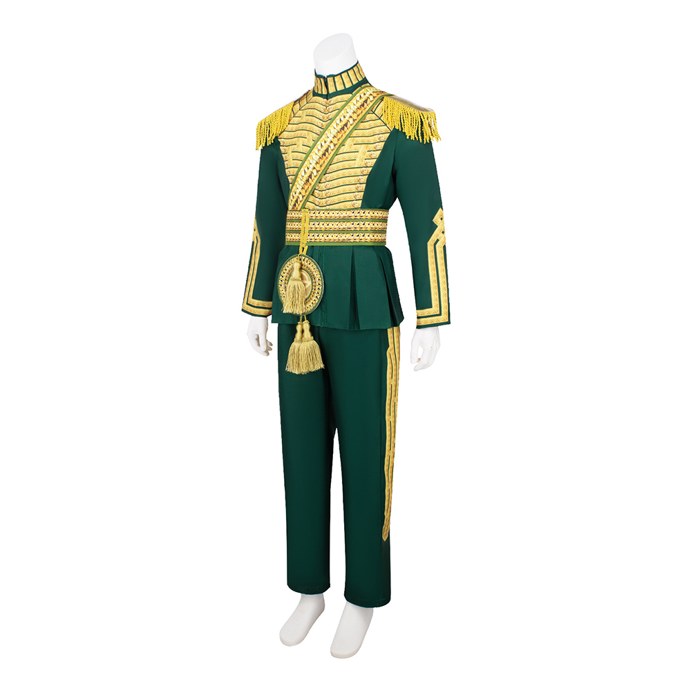 Wicked: For Good Fiyero Green Prince Outfit Halloween Carnival Cosplay Costume