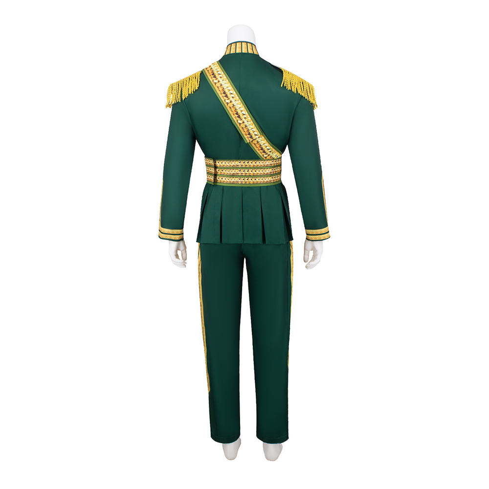 Wicked: For Good Fiyero Green Prince Outfit Halloween Carnival Cosplay Costume