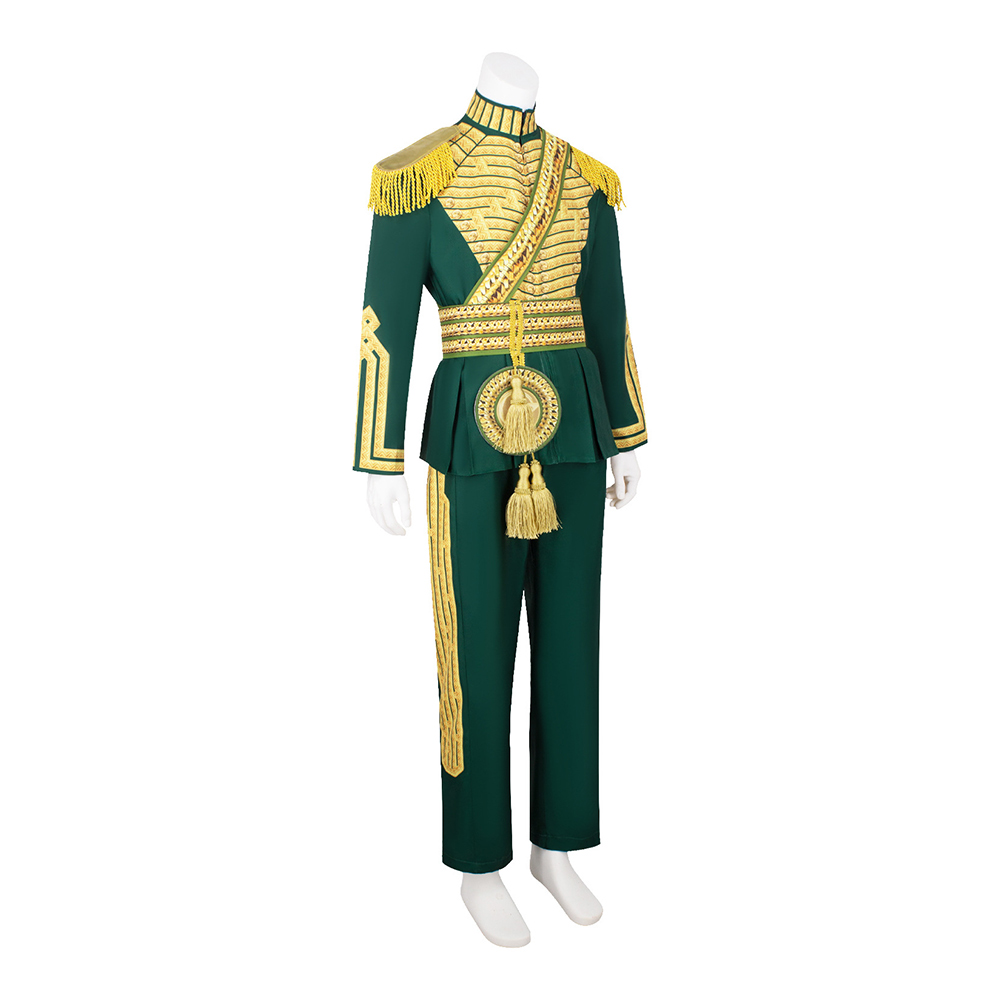 Wicked: For Good Fiyero Green Prince Outfit Halloween Carnival Cosplay Costume