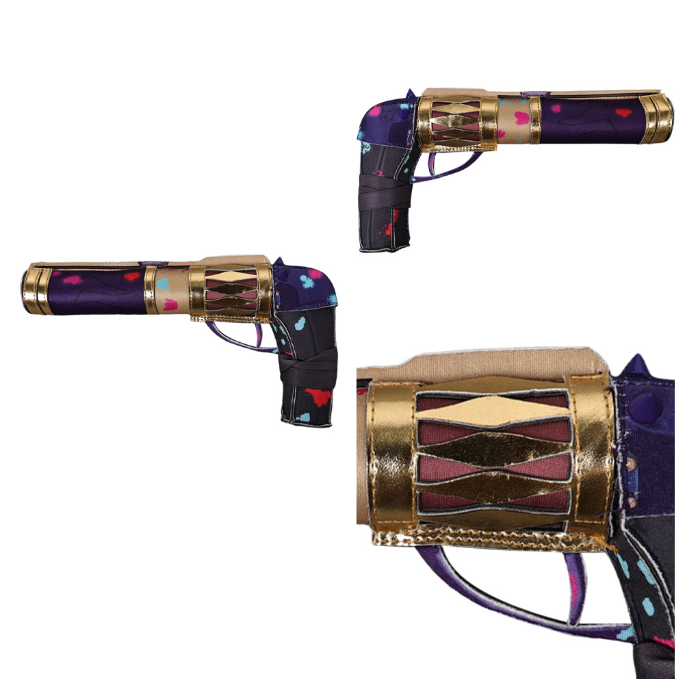Arcane: League of Legends Season 2  Jinx Toy Pistol Prop Cosplay Costume Accessories