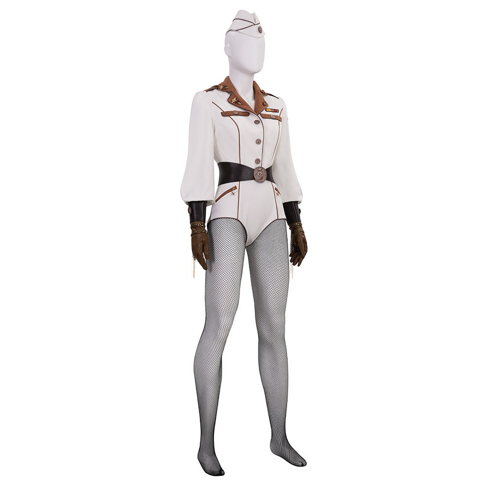 The Boys Vought Rising Private Angel Women White Outfit Halloween Carnival Cosplay Costume