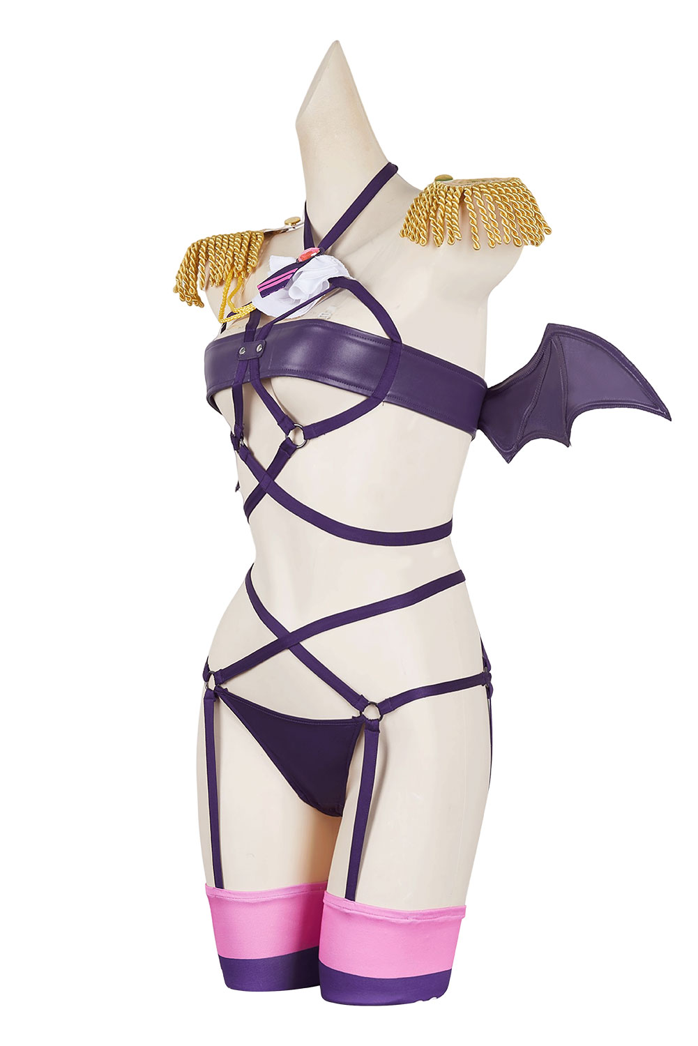 2.5 Dimensional Seduction Mikari Tachibana Sexy Purple Lingerie Set Outfits Halloween Carnival Suit Cosplay Costume