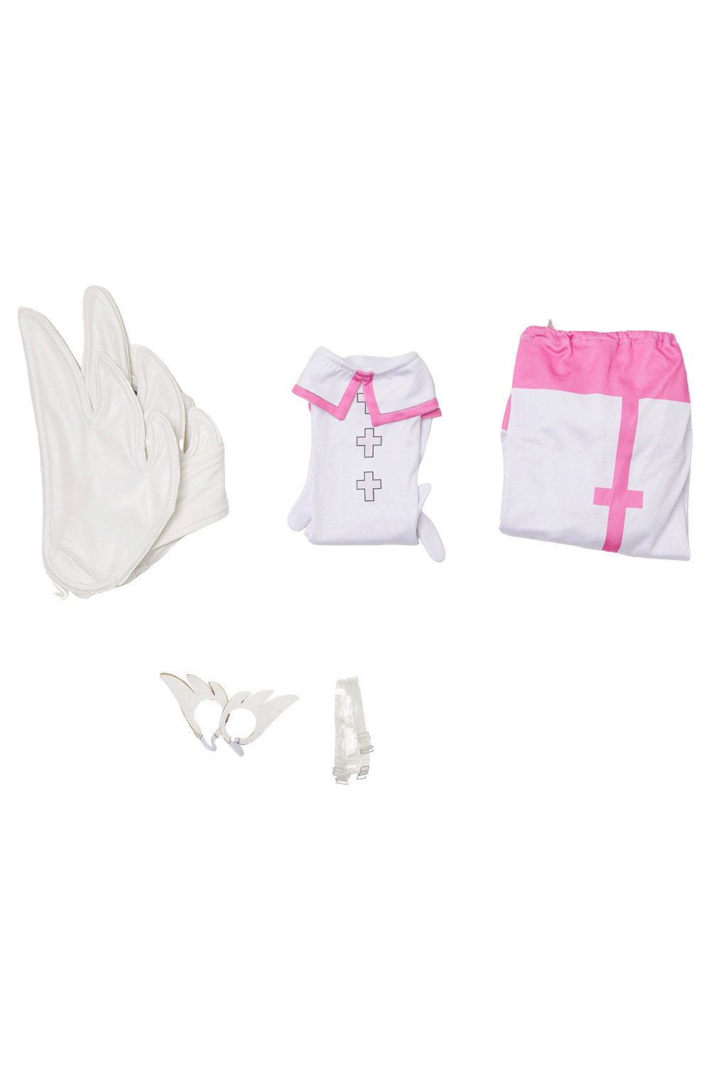 2.5 Dimensional Seduction Ririsa Amano Sexy White Lingerie Set Outfits Halloween Carnival Suit Cosplay Costume