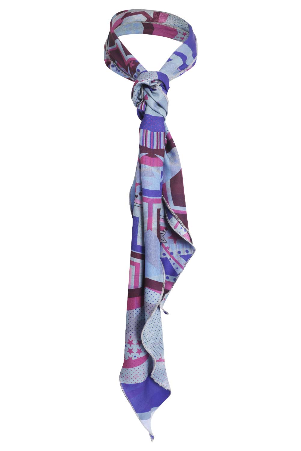 2023 Movie Wonka Cosplay Printed Scraf  Halloween Carnival Costume Accessories