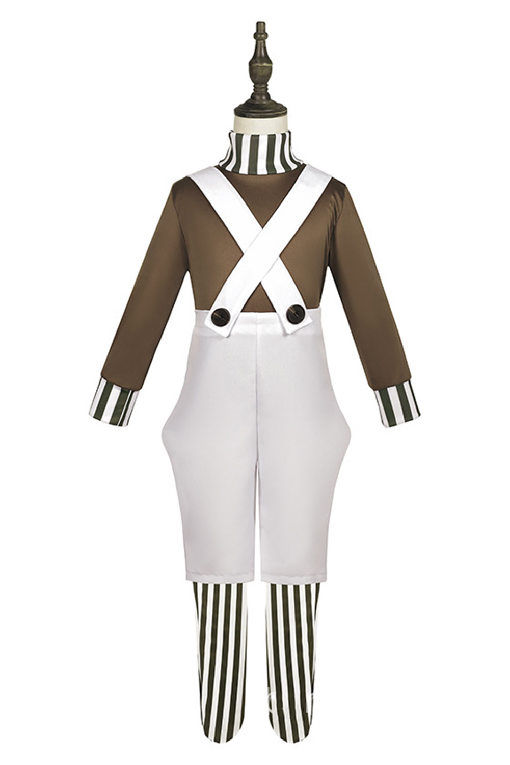 2023 Movie Wonka Oompa Kids Children Outfits Halloween Carnival Suit Cosplay Costume