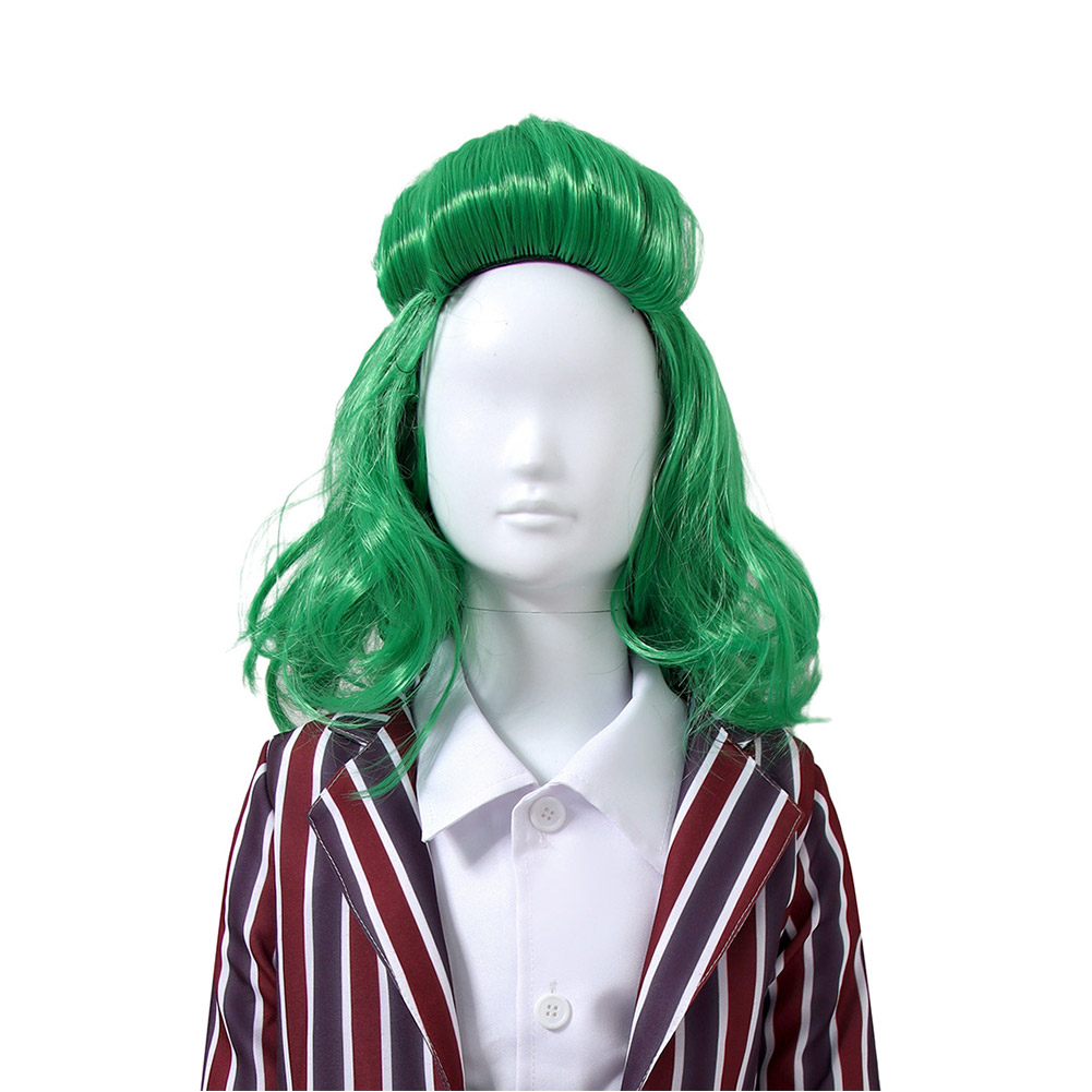 2023 Wonka Oompa Kids Children Outfits Halloween Carnival Suit Cosplay Costume