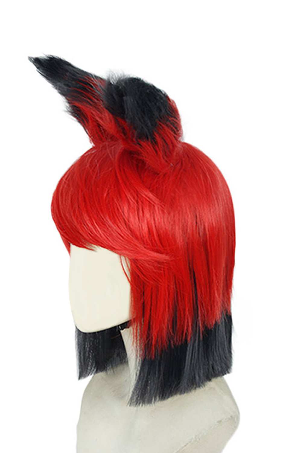 2024 TV Hazbin Hotel Alastor Cosplay Wig Heat Resistant Synthetic Hair Halloween Costume Accessories