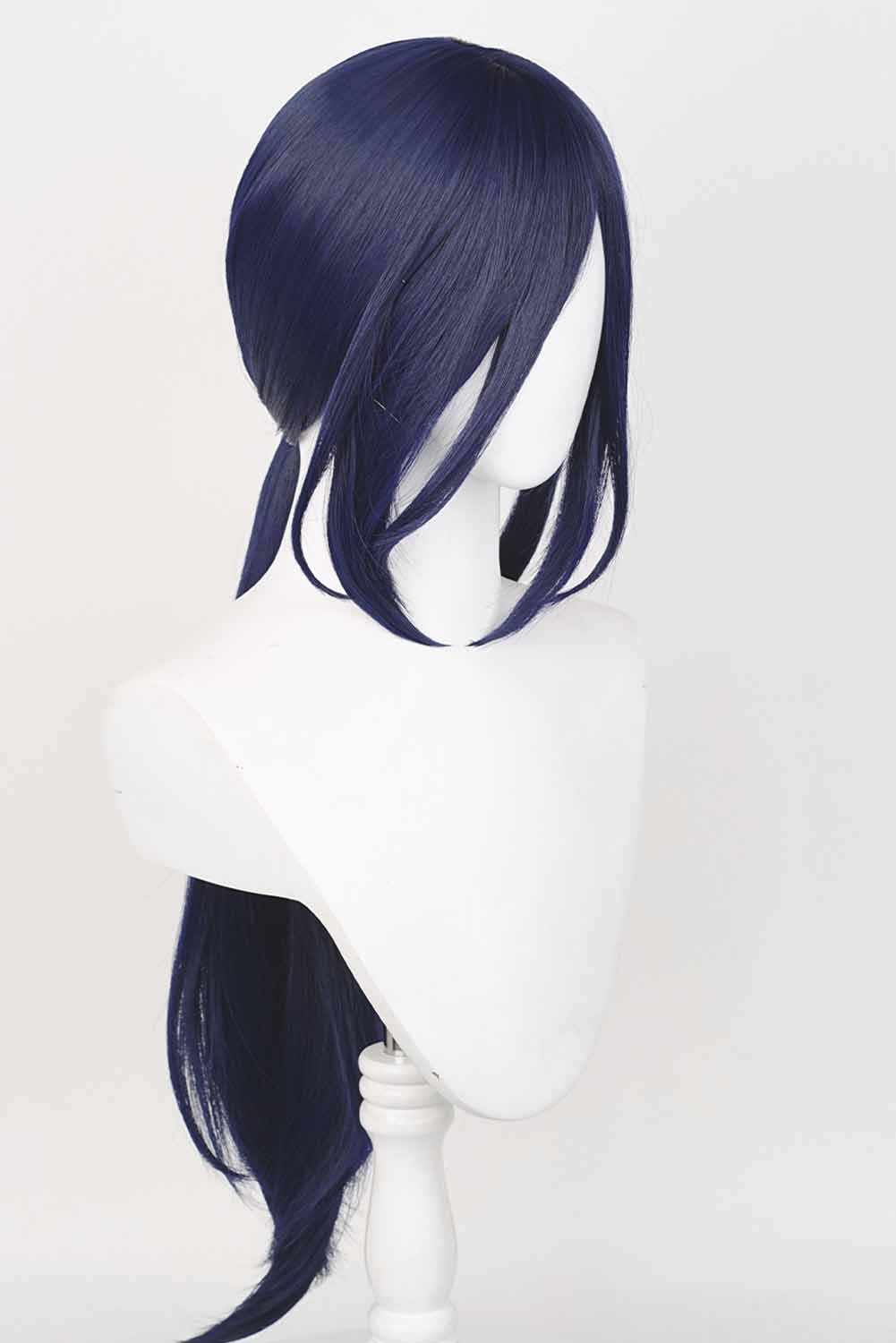Game Genshin Impact Clorinde Cosplay Wig Heat Resistant Synthetic Hair Halloween Costume Accessories