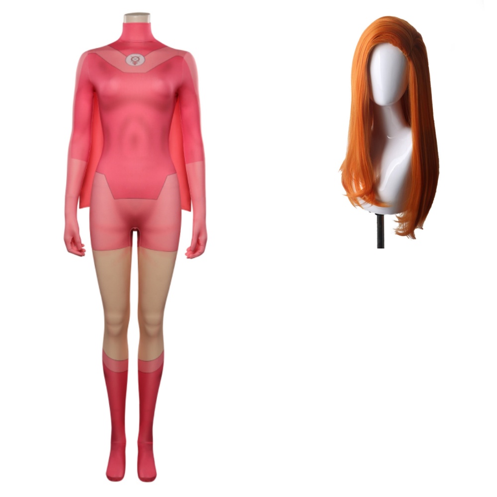 Invincible Atom Eve Cosplay Costume Jumpsuit Cloak Outfits Halloween Carnival Suit