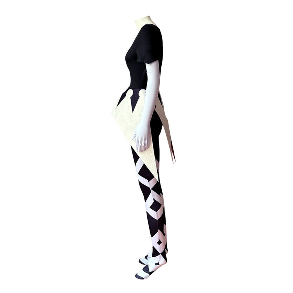 Hazbin Hotel Season 2 Camilla Black Crown Pattern Outfit Halloween Carnival Cosplay Costume