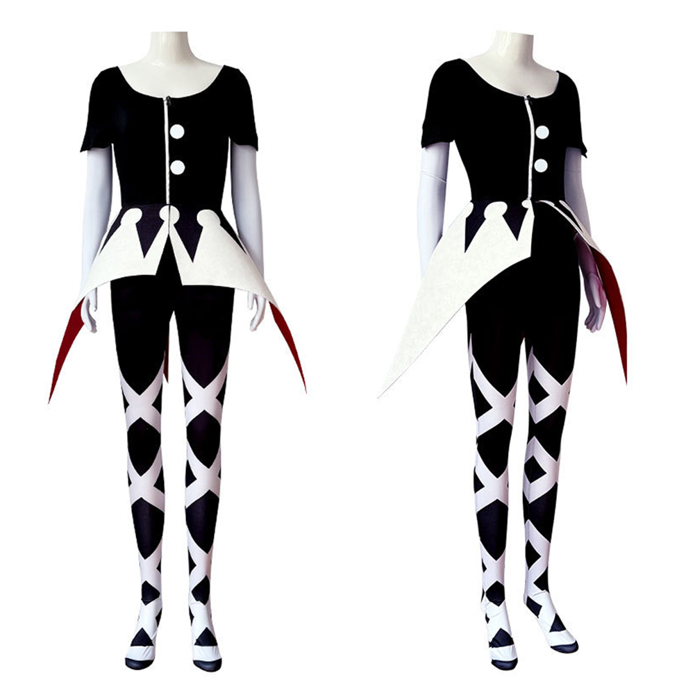 Hazbin Hotel Season 2 Camilla Black Crown Pattern Outfit Halloween Carnival Cosplay Costume