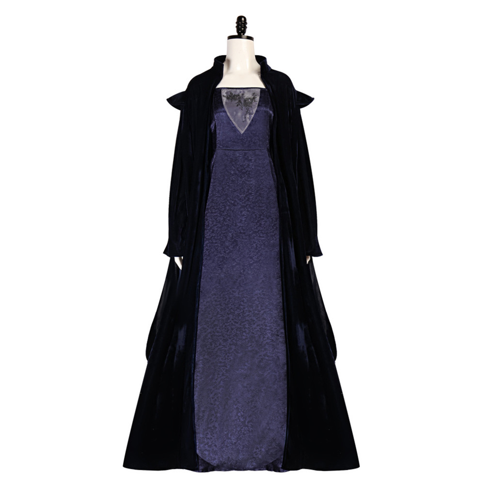 SW Sola Naberrie Women Cloak Dress Set Outfits Halloween Carnival Cosplay Costume