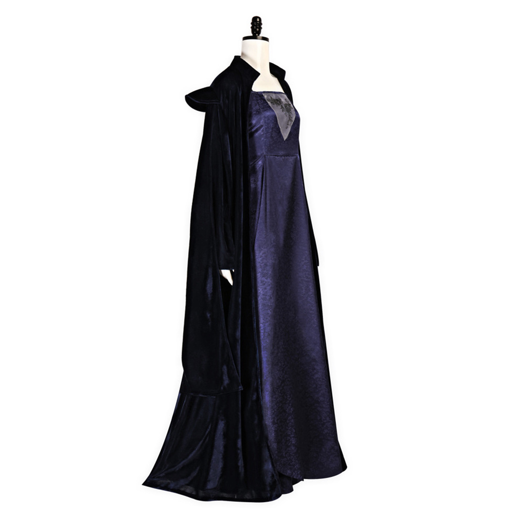 SW Sola Naberrie Women Cloak Dress Set Outfits Halloween Carnival Cosplay Costume