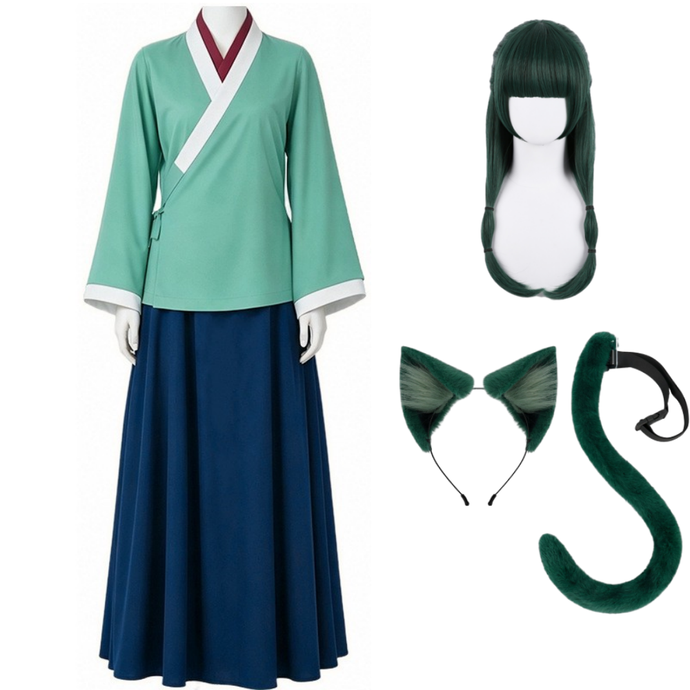 Season 3 Maomao Green Outfit Halloween Carnival Cosplay Costume