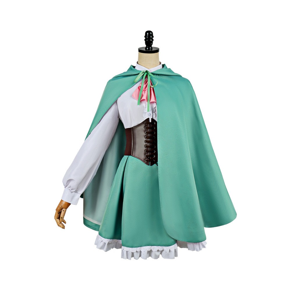 Season 4 Ram Women Green Outfit with Cape Outfits Halloween Carnival Cosplay Costume