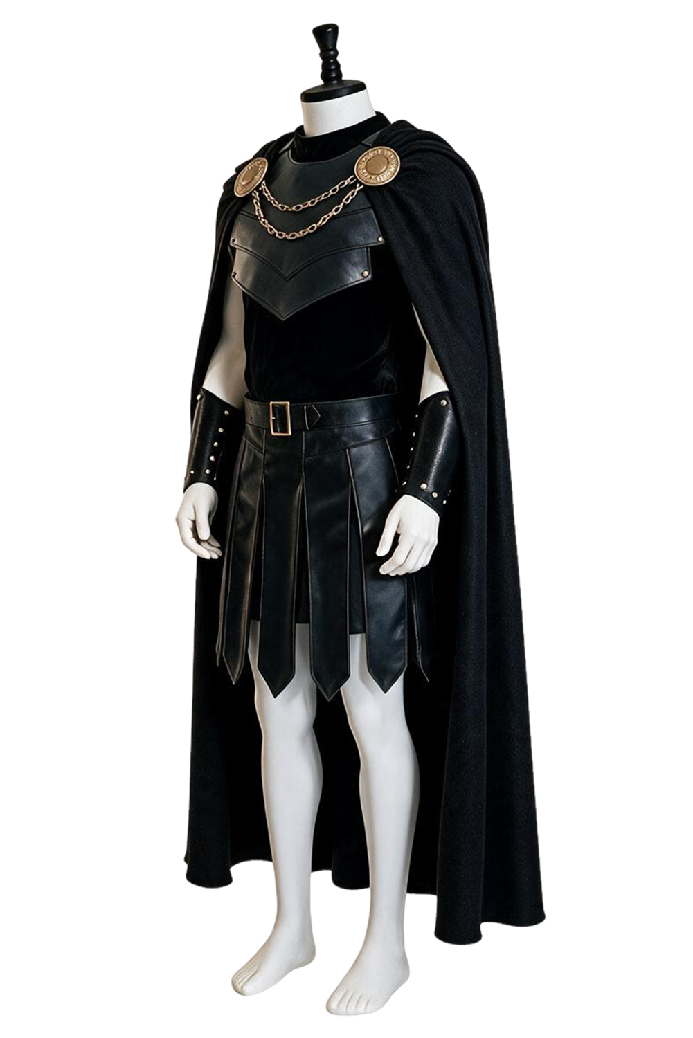 The Odyssey Agamemnon Black Outfit Halloween Carnival Cosplay Costume