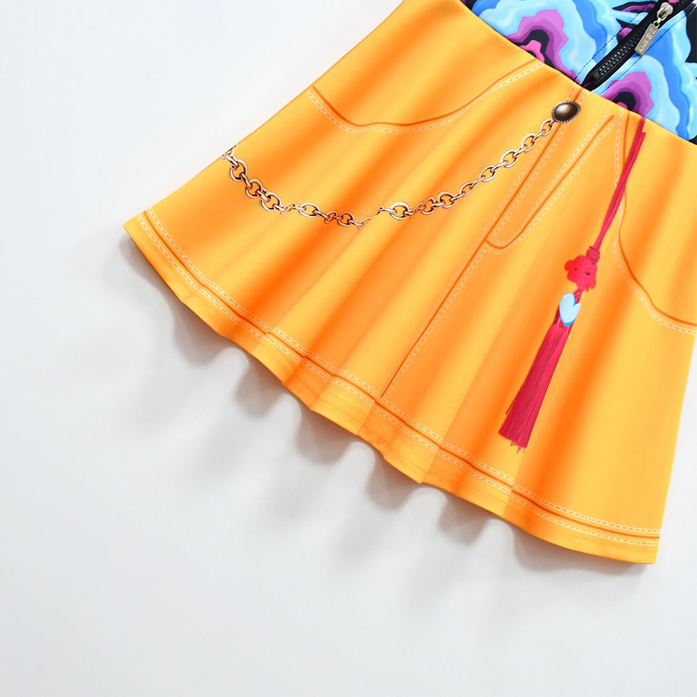 Kpop Demon Hunters Huntrix Kids Children Dress Pants Bag Set Halloween Carnival Party Cosplay Costume