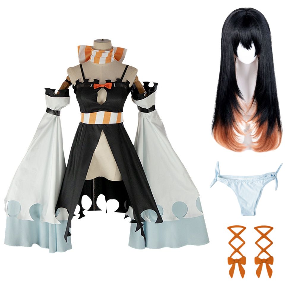 Gachiakuta  Amo Women Black Outfit Halloween Carnival Cosplay Costume
