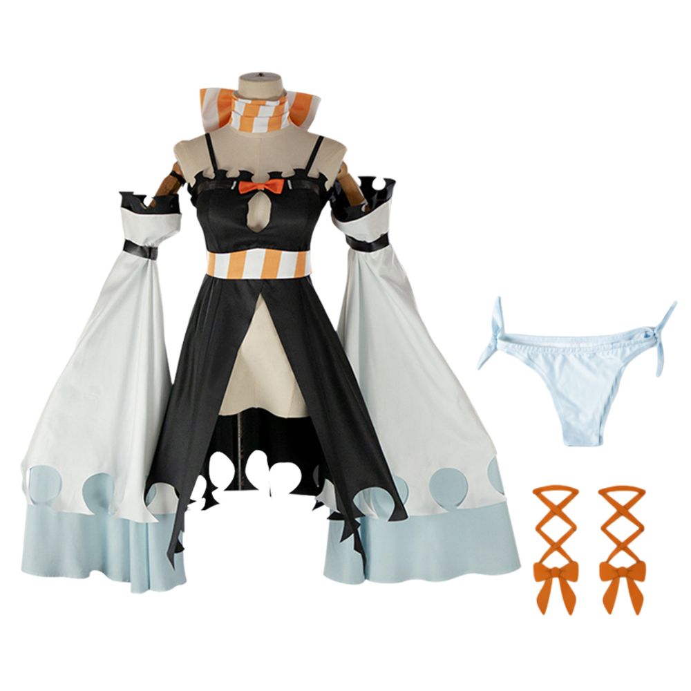 Gachiakuta  Amo Women Black Outfit Halloween Carnival Cosplay Costume