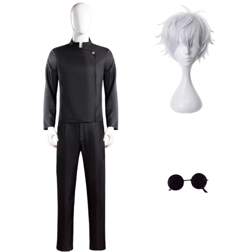 Satoru Gojo Outfit Halloween Carnival Cosplay Costume