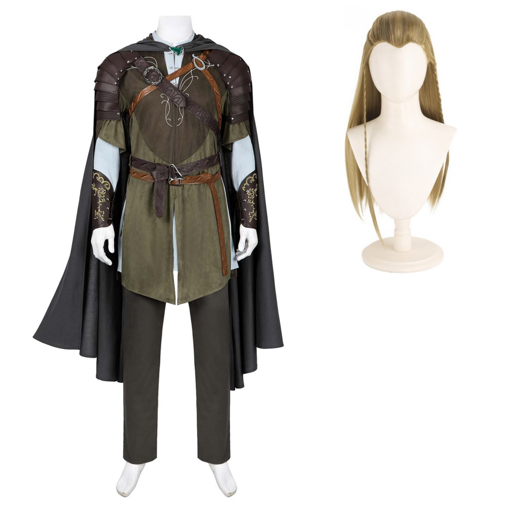 The Lord of The Rings Legolas Fullset Outfits Medieval Fantasy Halloween Carnival Cosplay Costume