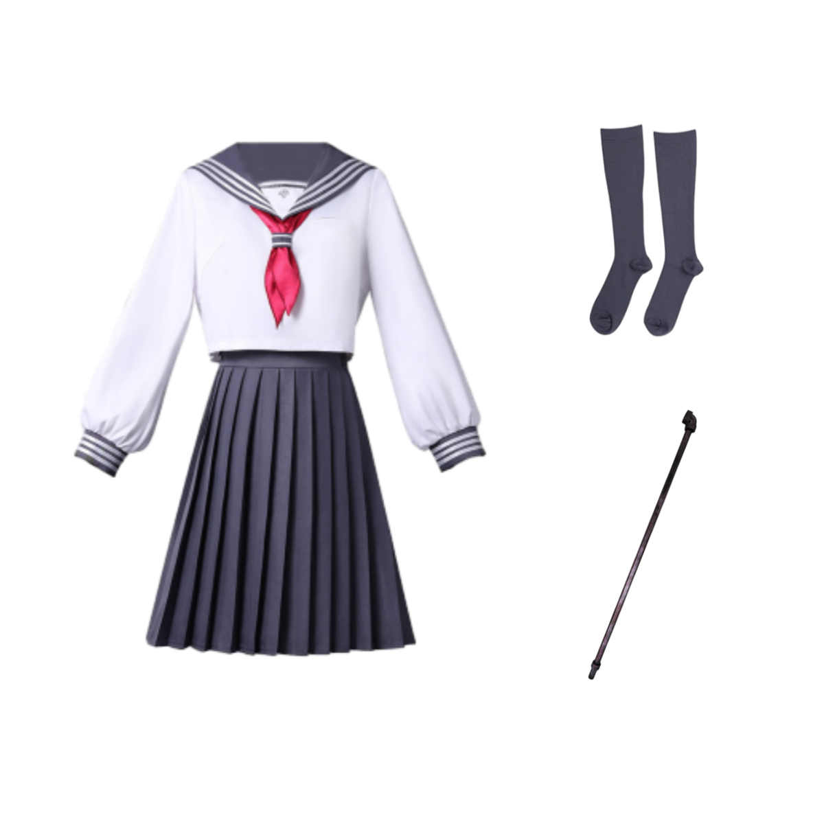 Silent Hill Hinako Shimizu White Uniform Women Outfit Halloween Carnival Cosplay Costume