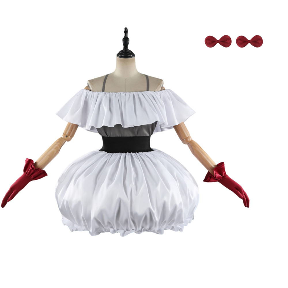 Oshi no Ko Kana Arima Women White Dress Outfits Halloween Carnival Cosplay Costume