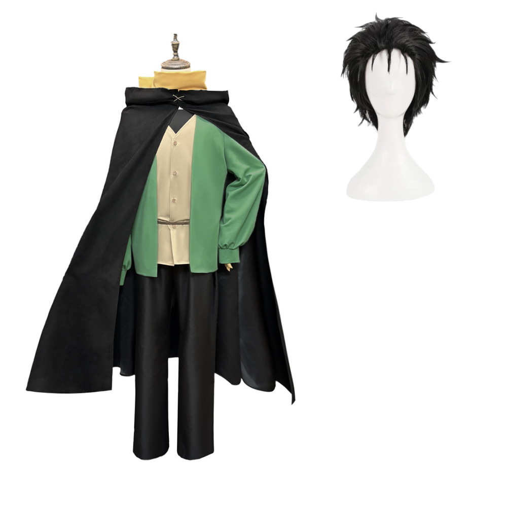 Season 4 Natsuki Subaru Green Outfit Halloween Carnival Cosplay Costume