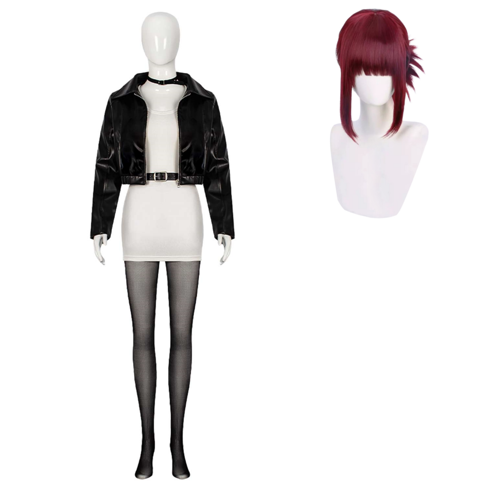 Smoking Behind the Supermarket with You Yamada Black Leather Suit Halloween Carnival Cosplay Costume