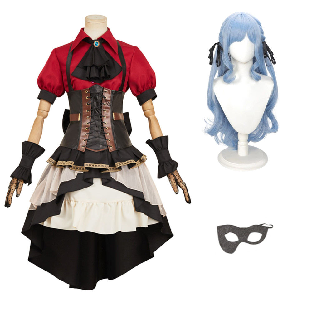 BanG Dream Togawa Sakiko Red Uniform Outfits Halloween Carnival Cosplay Costume