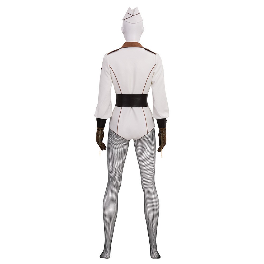The Boys Vought Rising Private Angel Women White Outfit Halloween Carnival Cosplay Costume