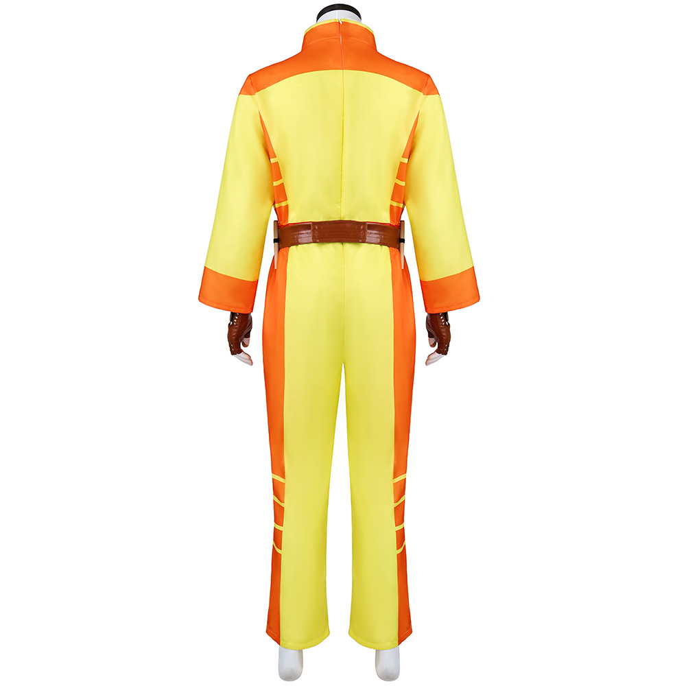 Invincible Rex Splode Yellow Outfit Halloween Carnival Cosplay Costume