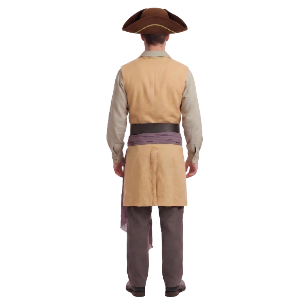 Movie The Backrooms Captaion Clark Yellow Outfit Halloween Carnival Cosplay Costume