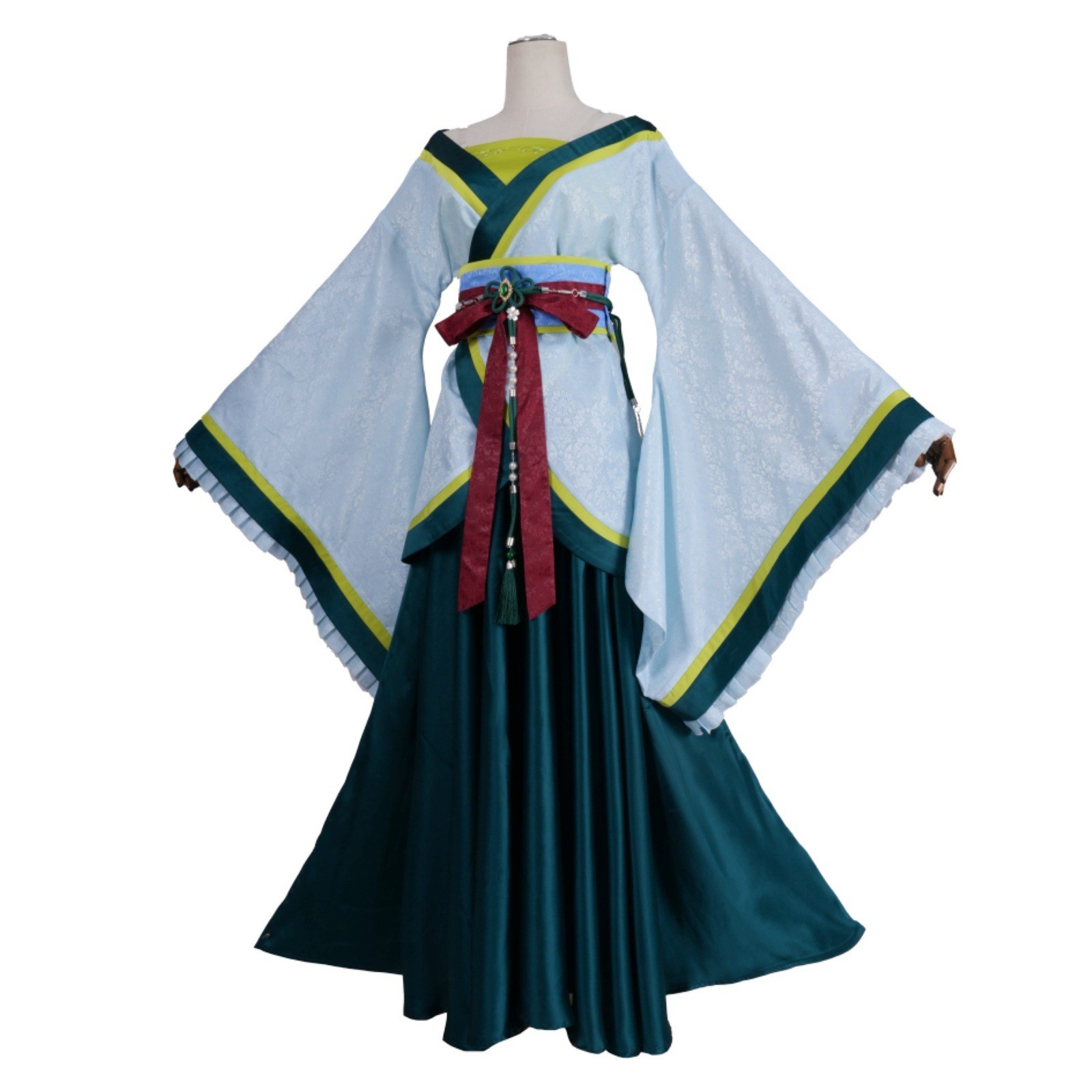 The Western Capital Arc Maomao Women Blue Hanfu Outfits Halloween Carnival Cosplay Costume