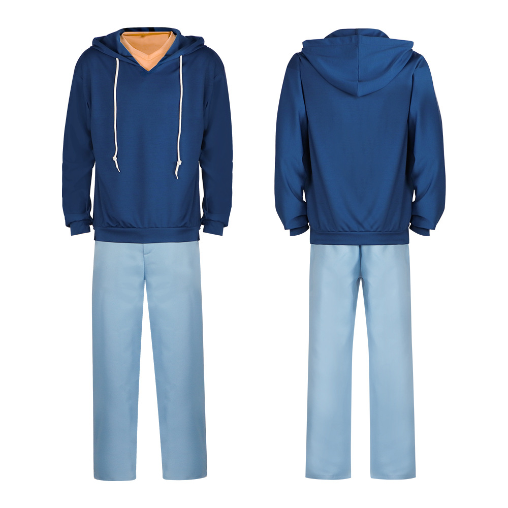 Solo Leveling Sung Jinwoo Hoodie Jacket Outfits Carnival Halloween Cosplay Costume