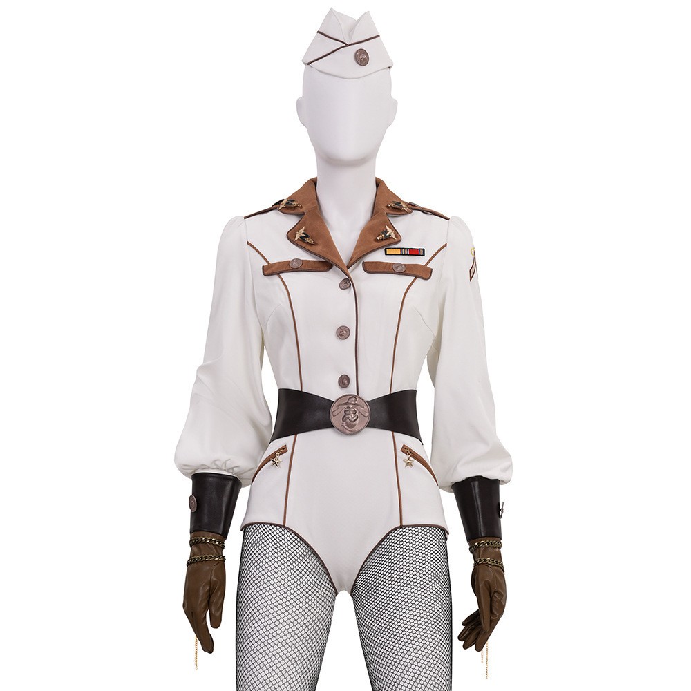 The Boys Vought Rising Private Angel Women White Outfit Halloween Carnival Cosplay Costume