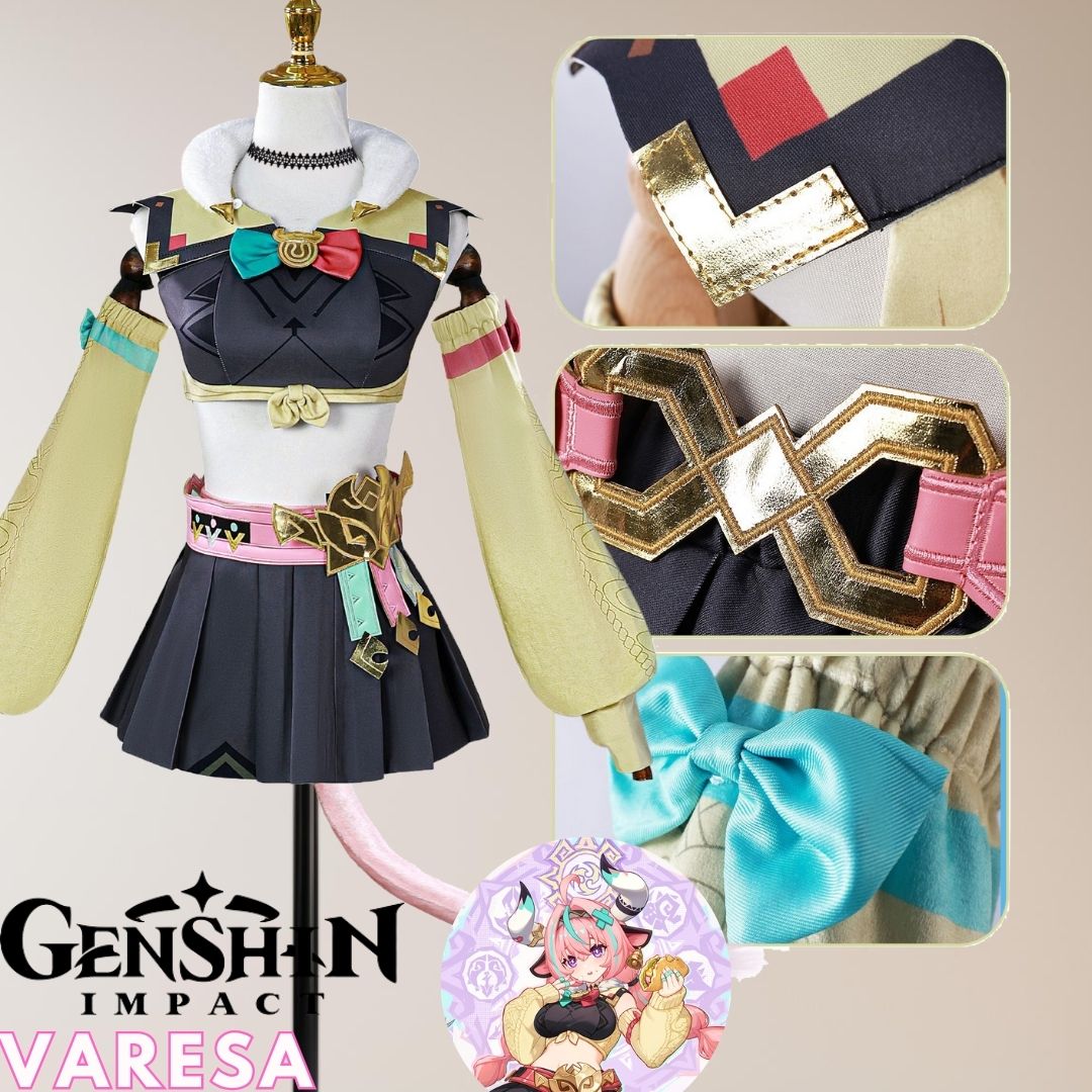 Genshin Impact Varesa Full Set Outfits Halloween Carnival Cosplay Costume