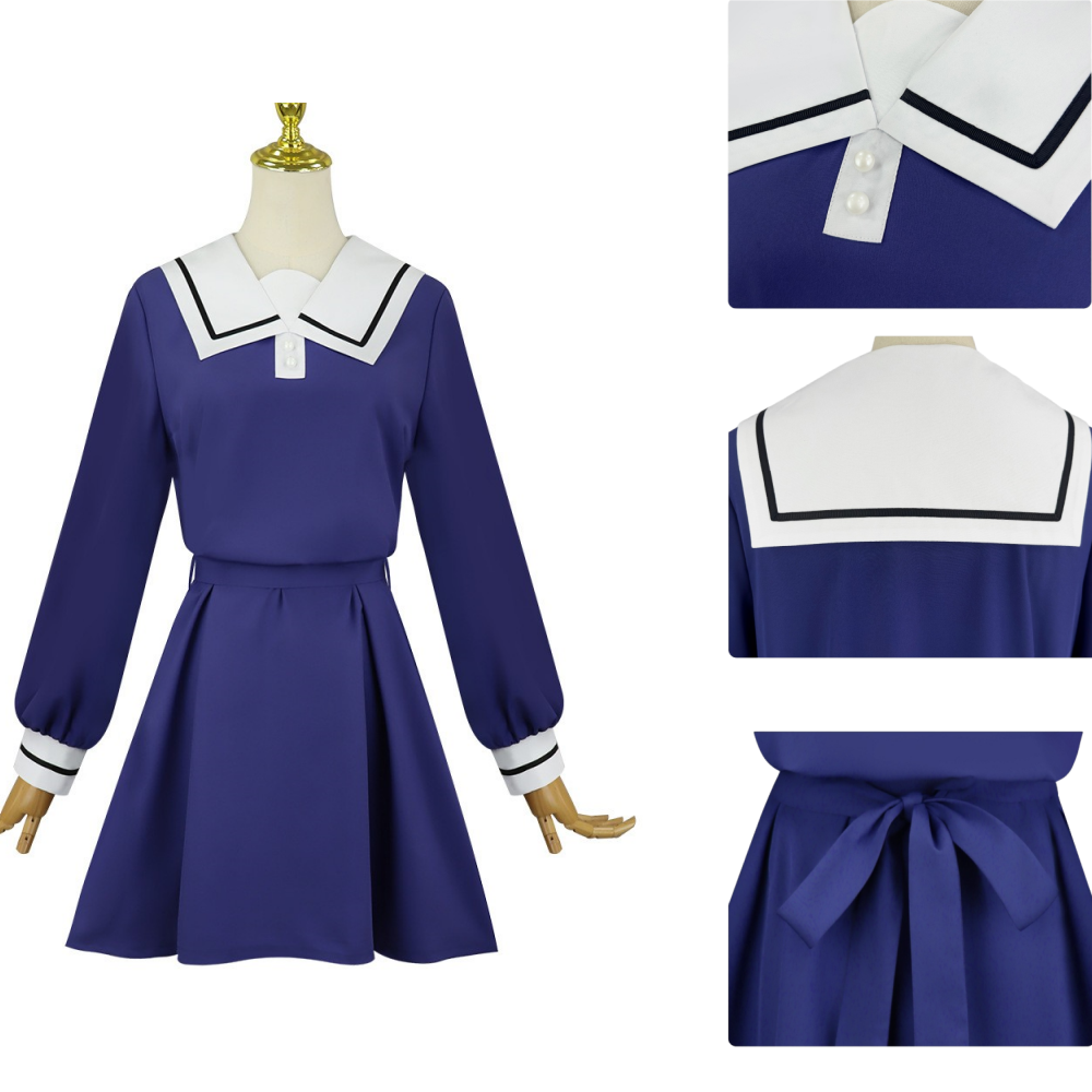 I Want to Love You Till Your Dying Day Sheena Mimi Ali Women Blue Uniform Halloween Cosplay Costume