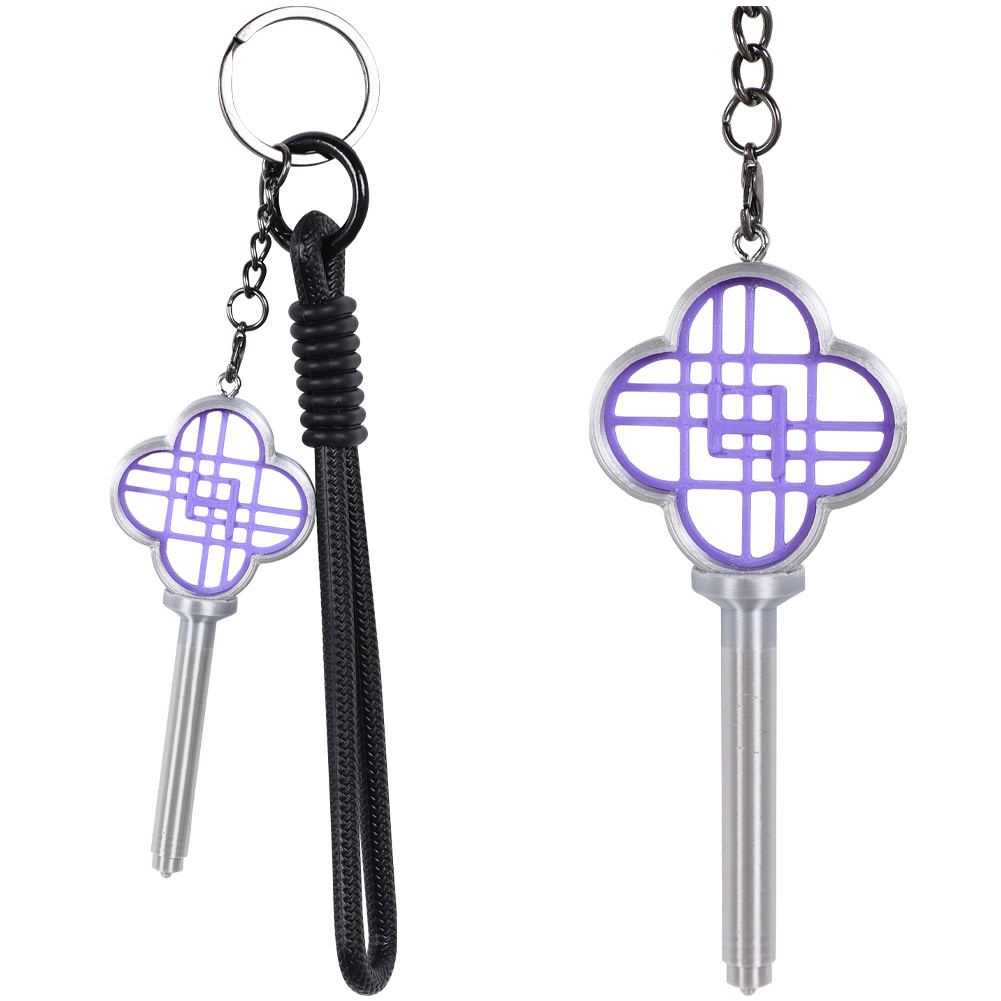 Kpop Demon Hunters Huntrix Saja Boys Fanchant Keychain Halloween Carnival Costume Accessories