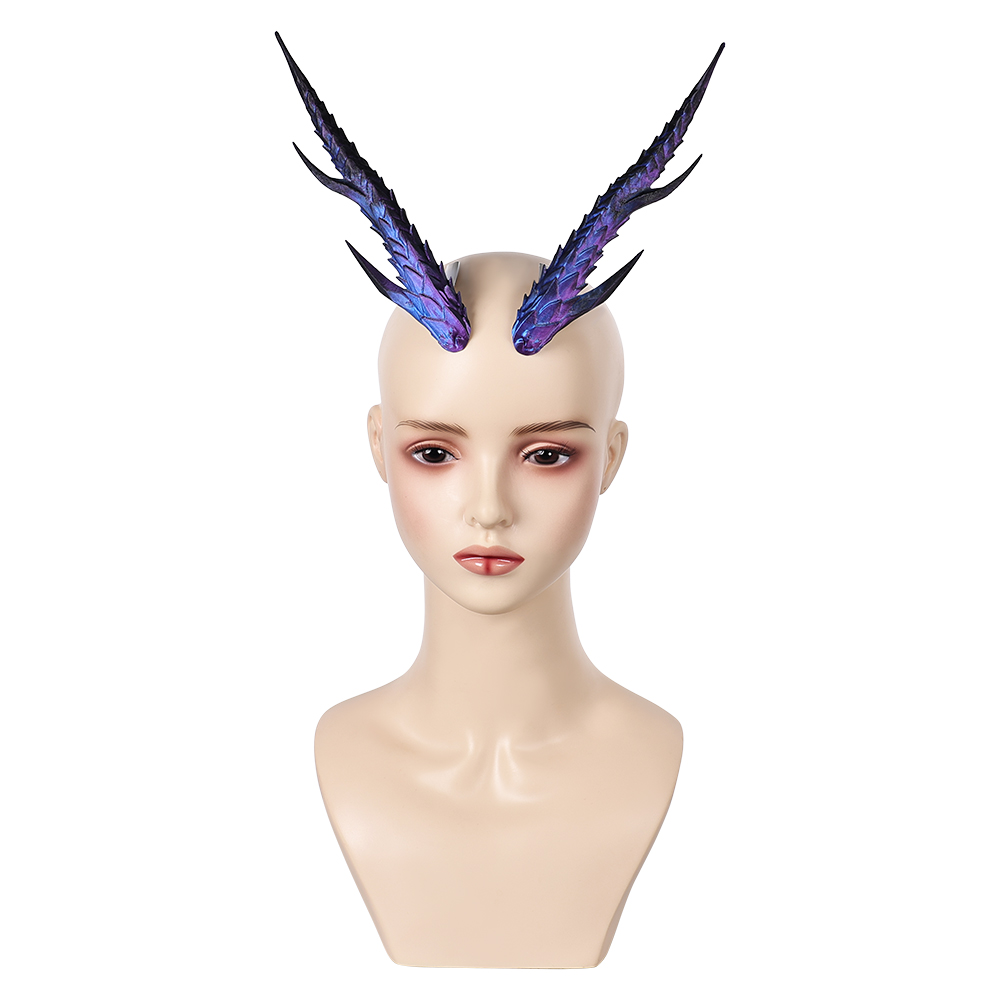 Nezha (2025) Dragon Horn Cosplay Headband Halloween Carnival Costume Accessories