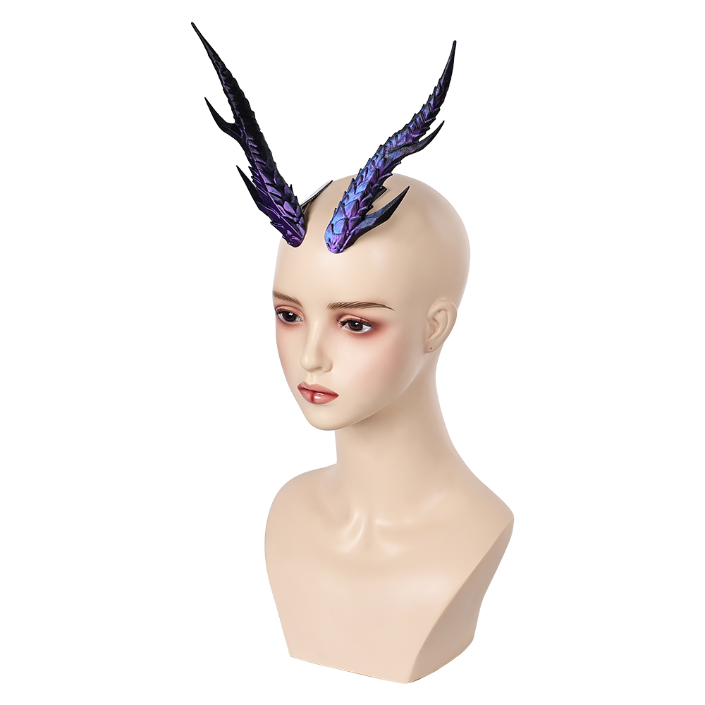 Nezha (2025) Dragon Horn Cosplay Headband Halloween Carnival Costume Accessories